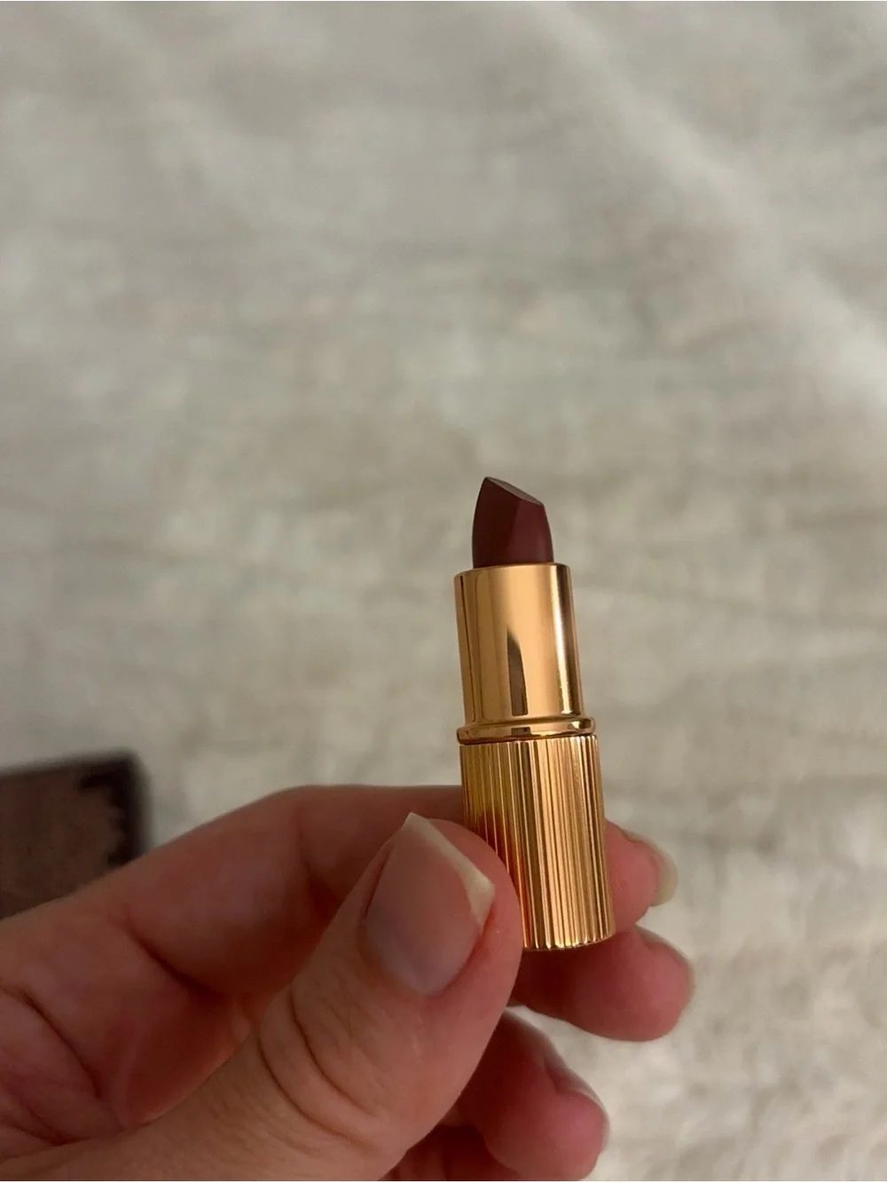 Charlotte Tilbury Matte Revolution Lipstick Mini WALK OF NO SHAME - 1.1g New